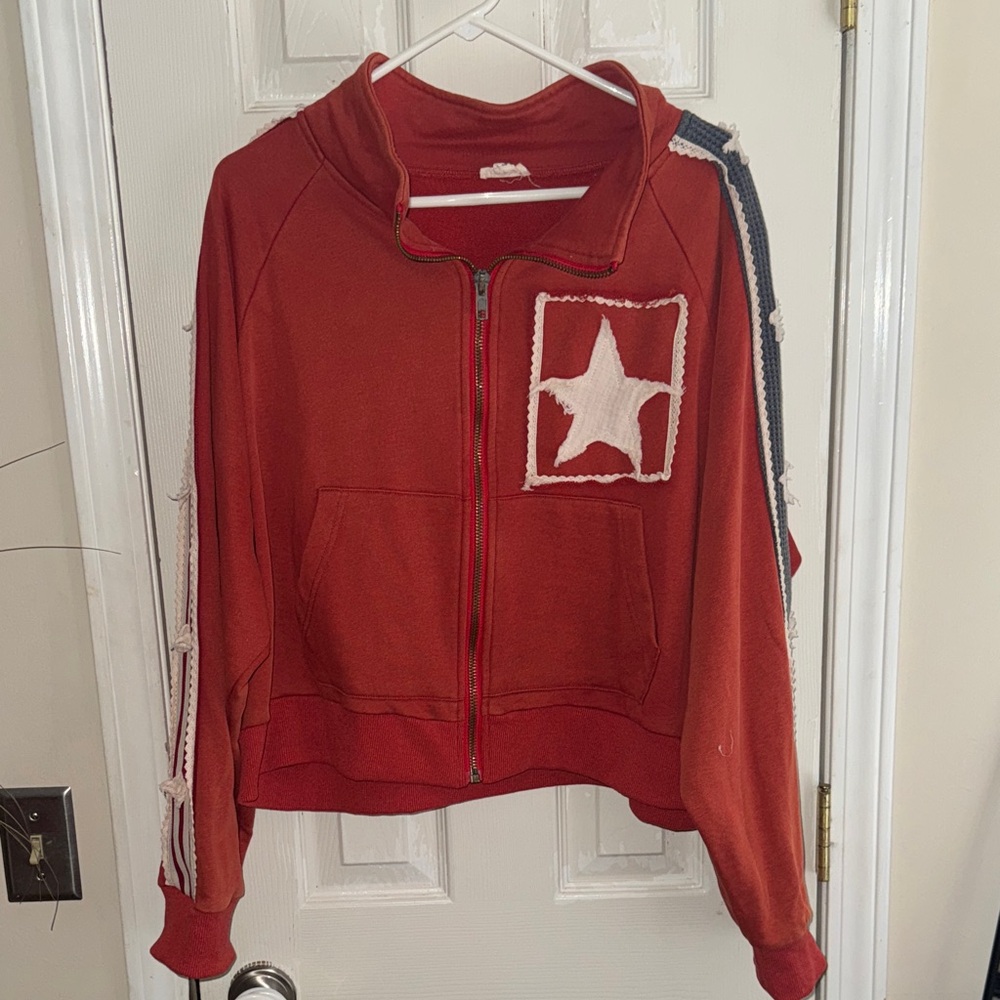 POL Red Star Patch Women's Jacket NWOT